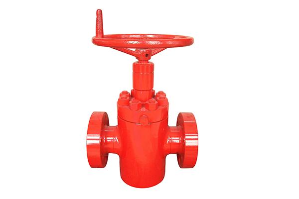 Red Colour FC type Slab gate valve product of Oilway - Top Industrial valves manufacturer & supplier In Indonesia