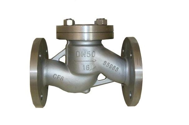 Isolated lift check valve on white background from one of the top check valve manufacturer in Indonesia