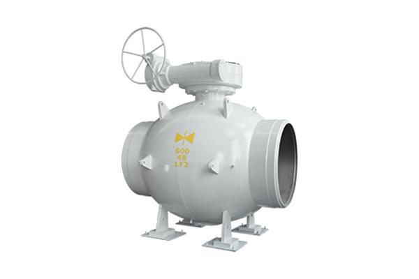 White-colored single weld joint ball valves, one of the best product from Oilway , top ball valve manufacturer in Indonesia
