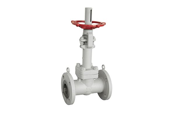 White color forged steel gate valve isolated on white background customized by Oilway forged steel gate valve manufacturer in Indonesia
